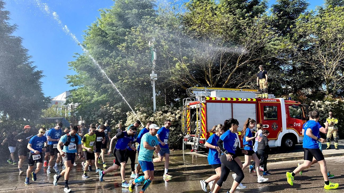 Los bomberos de Alcorcón recuerdan en su carrera Memorial a sus dos compañeros fallecidos