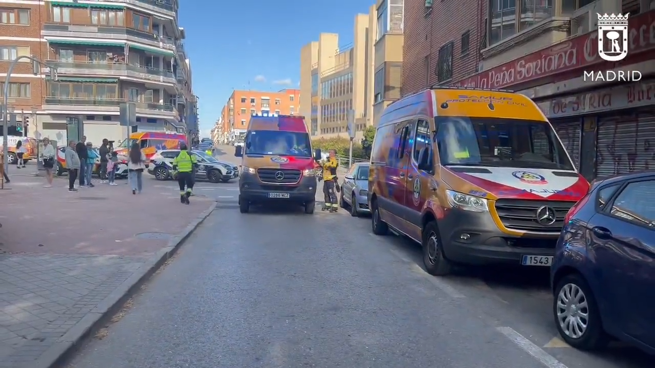 Herido muy grave un niño de seis años tras ser atropellado en Usera