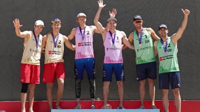 Los hermanos Huerta, bronce en el VW Beach Pro Tour Futures de Madrid