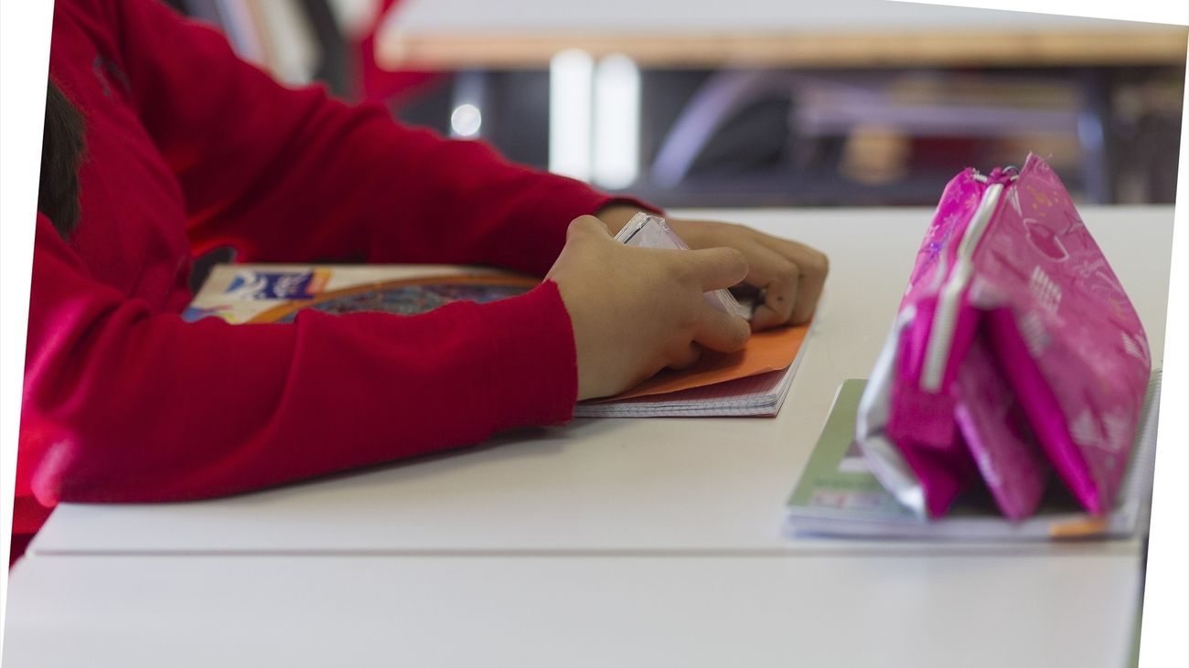 Alumno en el colegio