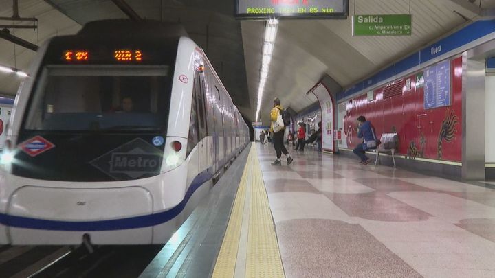 Andén de la Línea 6 de Metro de Madrid