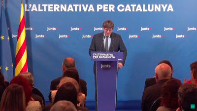 Puigdemont dice que nadie va a doblegar su intención de una Cataluña independiente