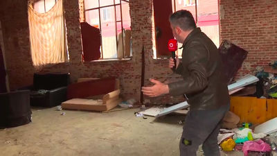 Telemadrid accede al colegio abandonado de San Diego, donde semiamputaron a un hombre una mano