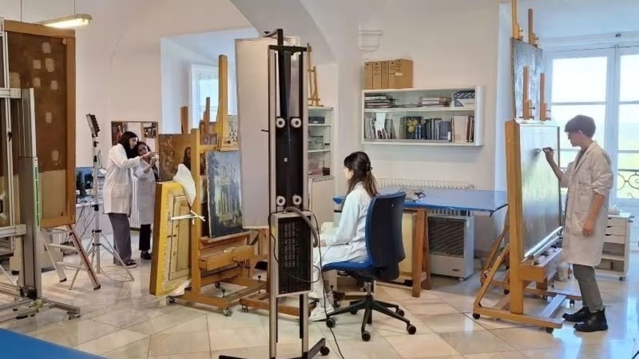 Talleres de restauración del Palacio Real