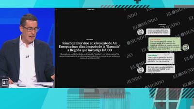 Nuevas filtraciones revelan que Sánchez y Ábalos trataron el rescate de Air Europa por WhatsApp