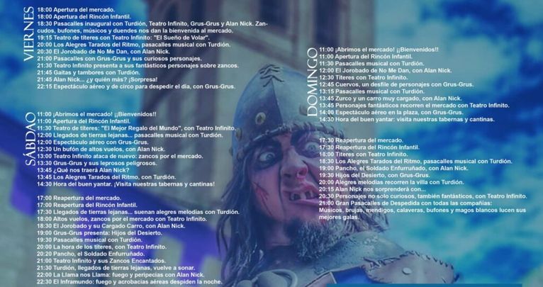 Programa del Mercado Medieval / AYUNTAMIENTO DE EL ESCORIAL