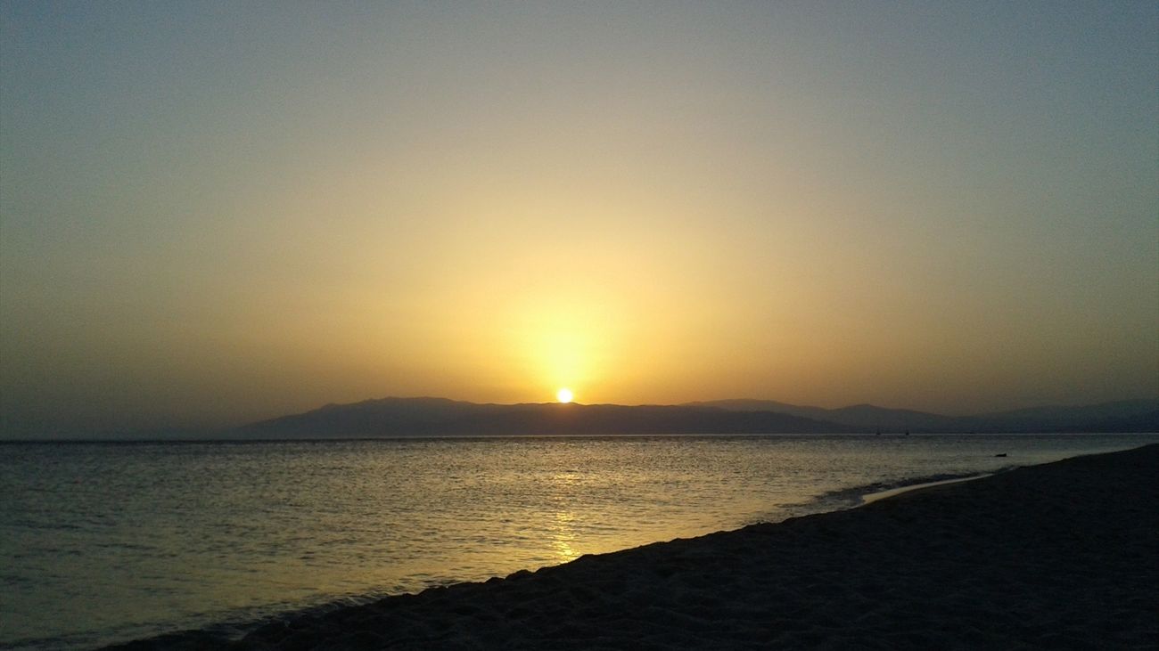 Puesta de sol en Cabo de Gata (Almería)