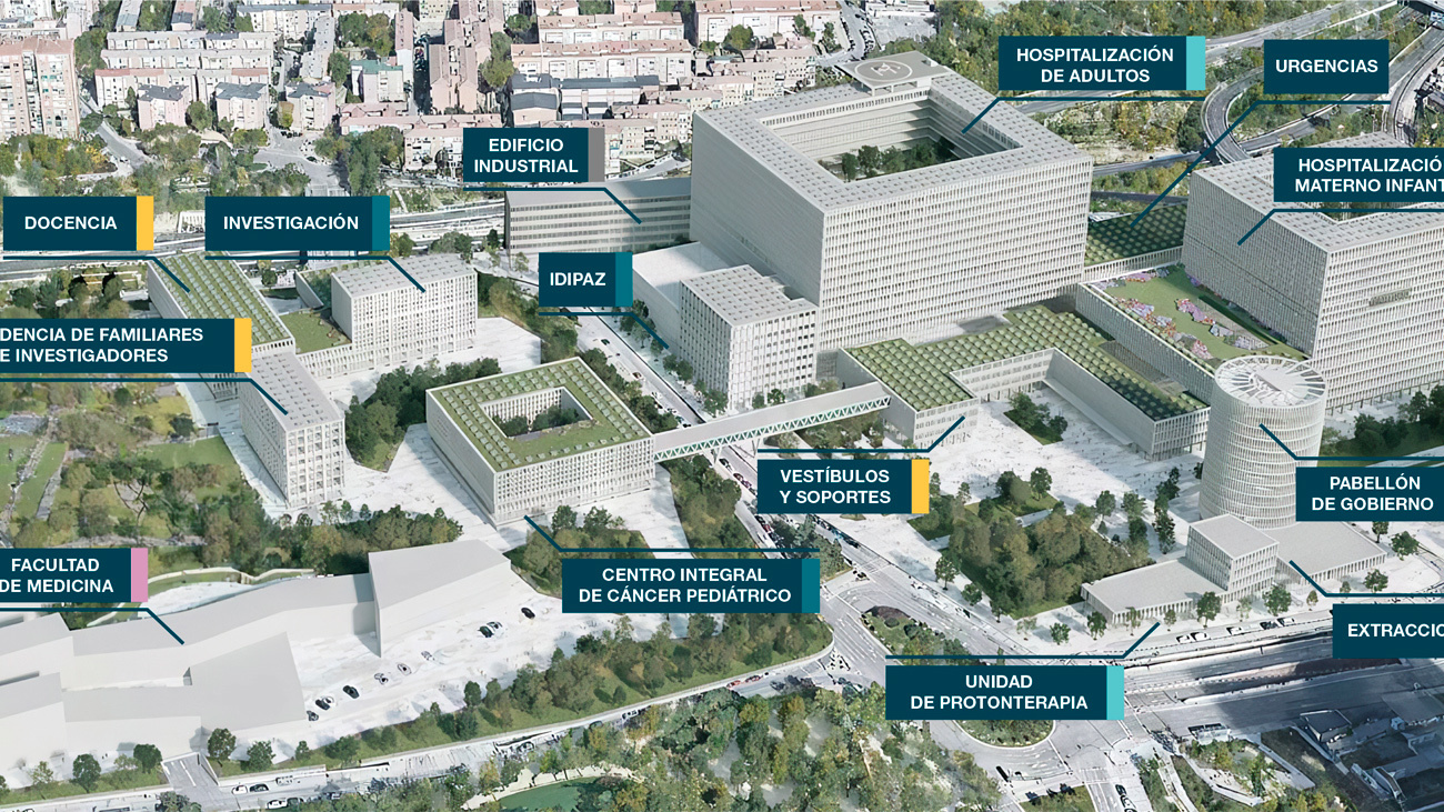 La Ciudad de la Salud de Madrid comienza sus obras a finales de este año