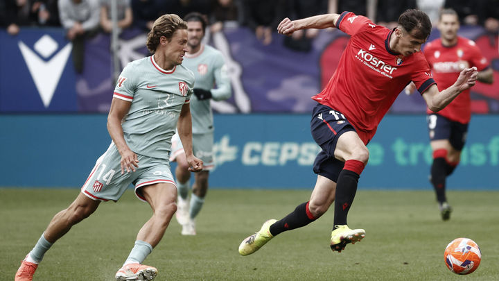 Un Atlético de Madrid mermado en ataque, obligado a ganar al Osasuna