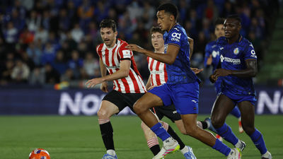 0-2. El Getafe, en situación comprometida tras perder con  el Athletic