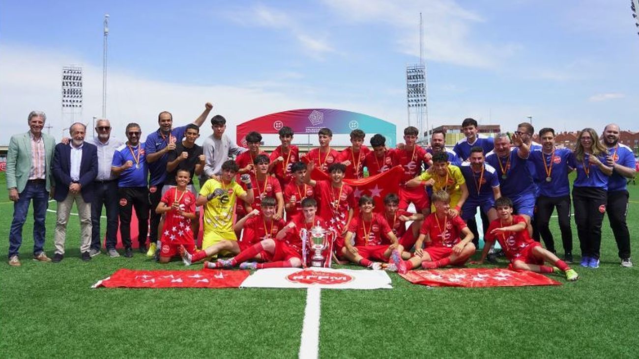 La selección madrileña sub'14, campeona de España