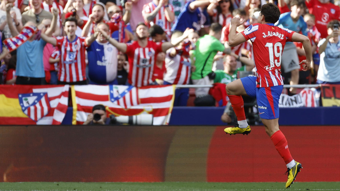 4-1. Julián Álvarez se luce ante el Betis en el cierre de campaña en el Metropolitano