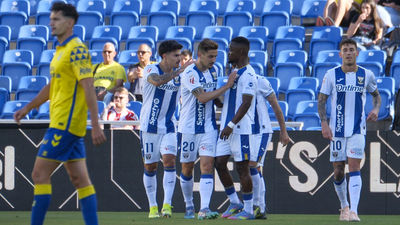 0-1. El Leganés llega vivo a la jornada final con su triunfo en Las Palmas