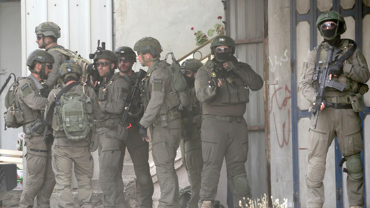 Soldados israelíes en la Franja de Gaza