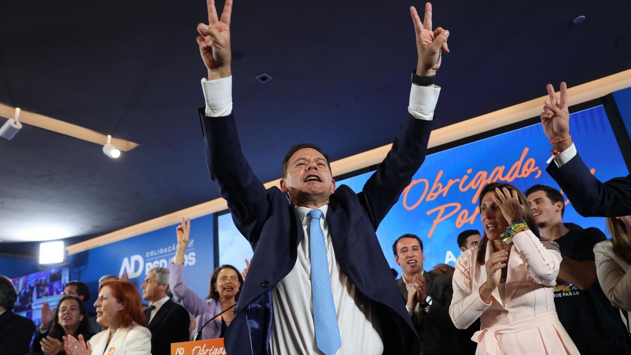 La coalición conservadora Alianza Democrática de Luis Montenegro gana las elecciones en Portugal