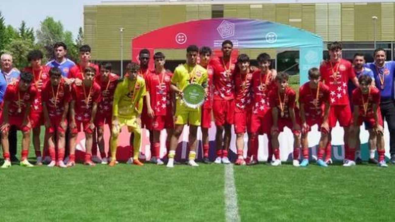 La selección Sub'16 masculina de Madrid