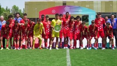 La selección Sub'16 masculina de Madrid, subcampeona de España