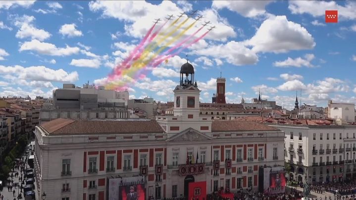 Exhibición de la Patrulla Águila en Madrid / Telemadrid