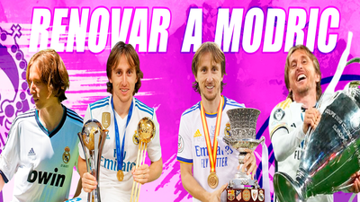 La afición del Real Madrid quiere la continuidad de Modric