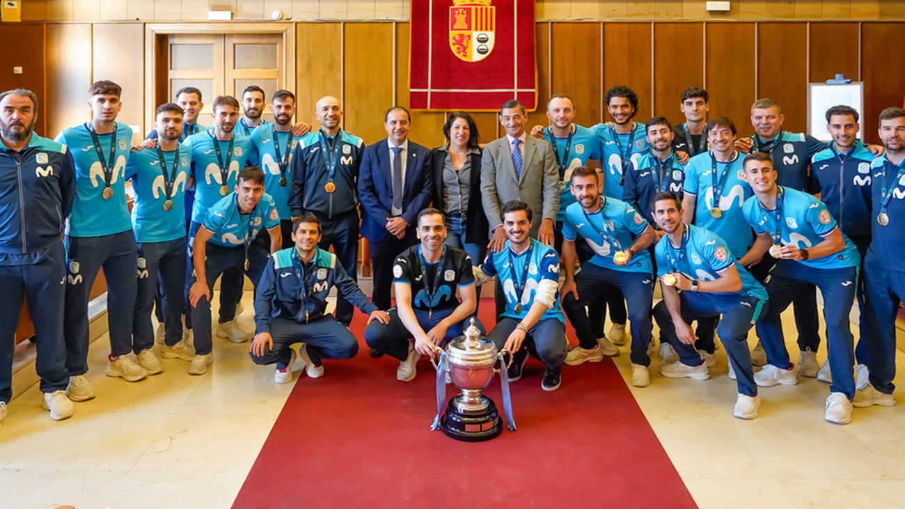 Torrejón homenajea a Movistar Inter por la tercera Copa del Rey de su historia