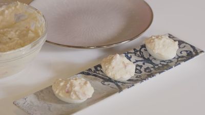 Sabor a Madrid: huevos rellenos en Valdemoro