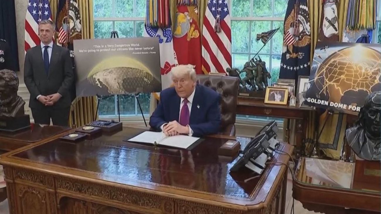 Trump cifra en 175.000 millones el coste total de su "cúpula dorada" para proteger al país