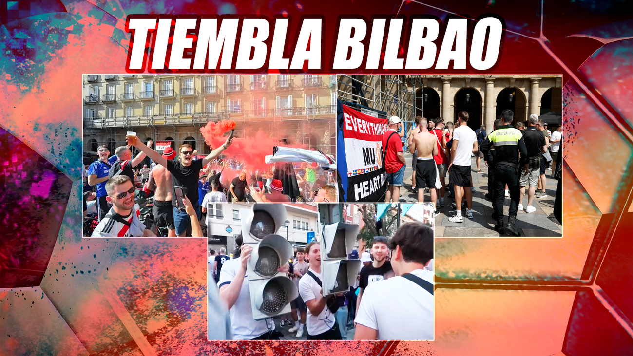 Los hooligans toman Bilbao