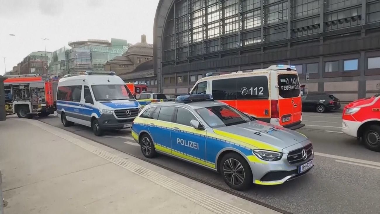 Al menos doce heridos por una mujer con un cuchillo en Hamburgo