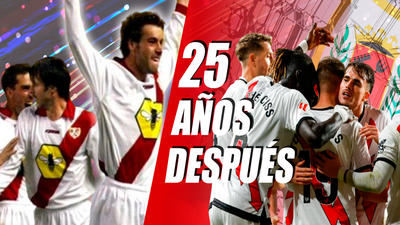El Rayo Vallecano, a un paso de Europa 25 años después