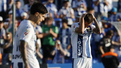 3-0. El Leganés golea al Valladolid pero desciende a Segunda