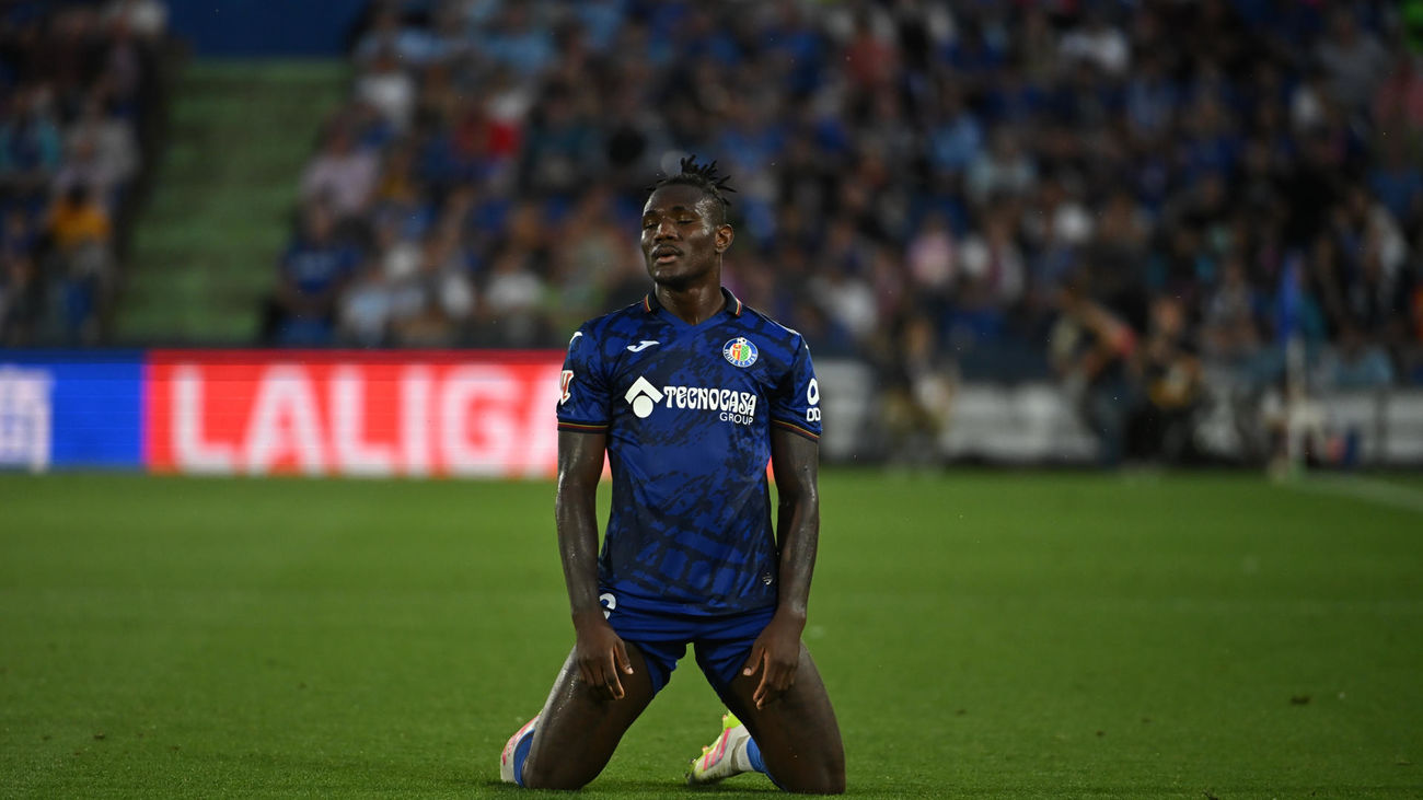 El jugador del Getafe, Chrisantus UIche