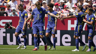 0-4. Un triplete de Sorloth al Girona finiquita la Liga para el Atlético