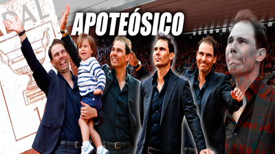 Nadal recibe un homenaje de leyenda en Roland Garros