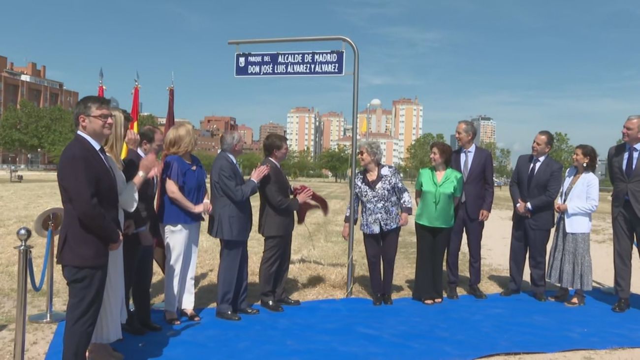 Madrid homenajea a su primer alcalde de la transición, José Luis Álvarez, con un parque entre el barrio de Hortaleza y Ciudad Lineal
