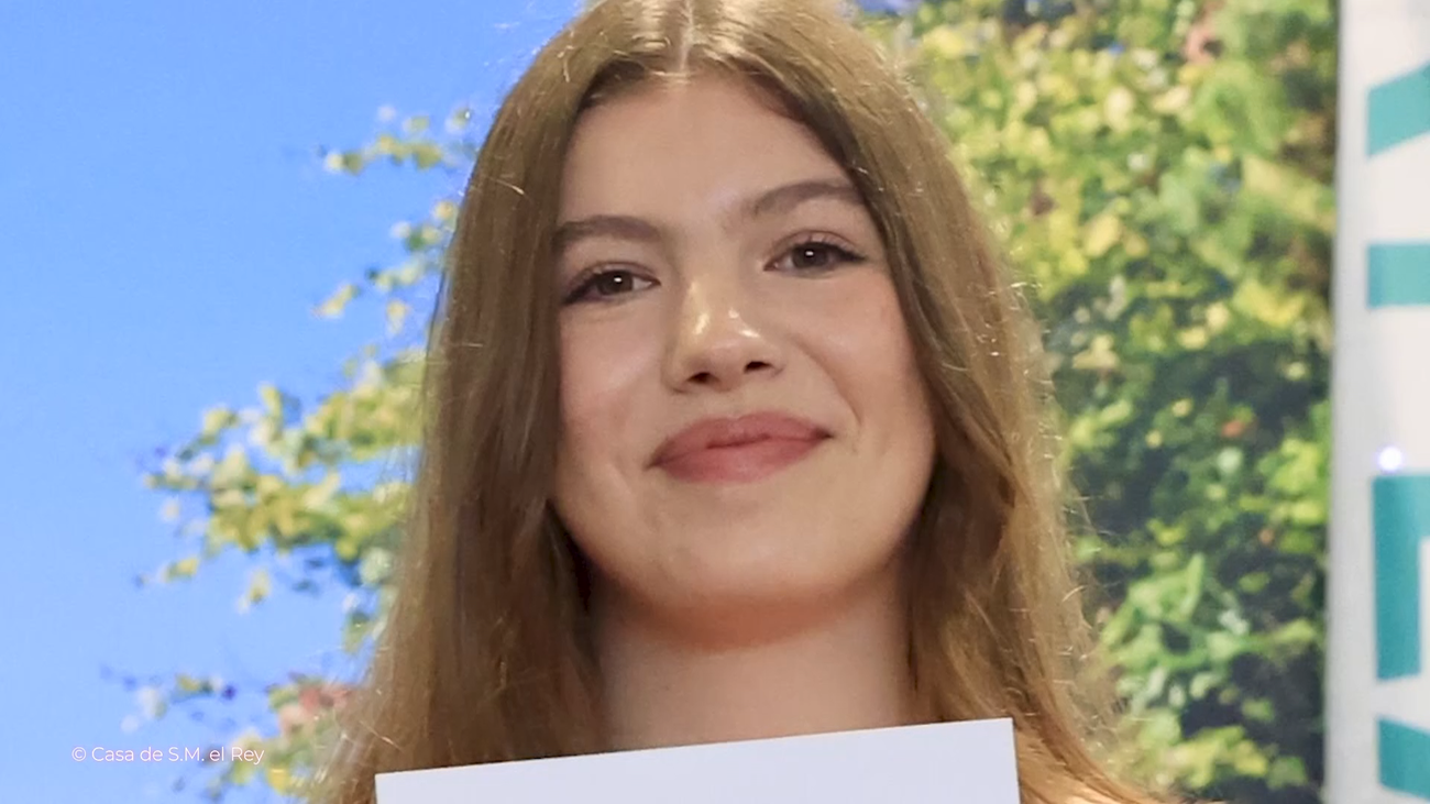 El momento dulce de la infanta Sofía