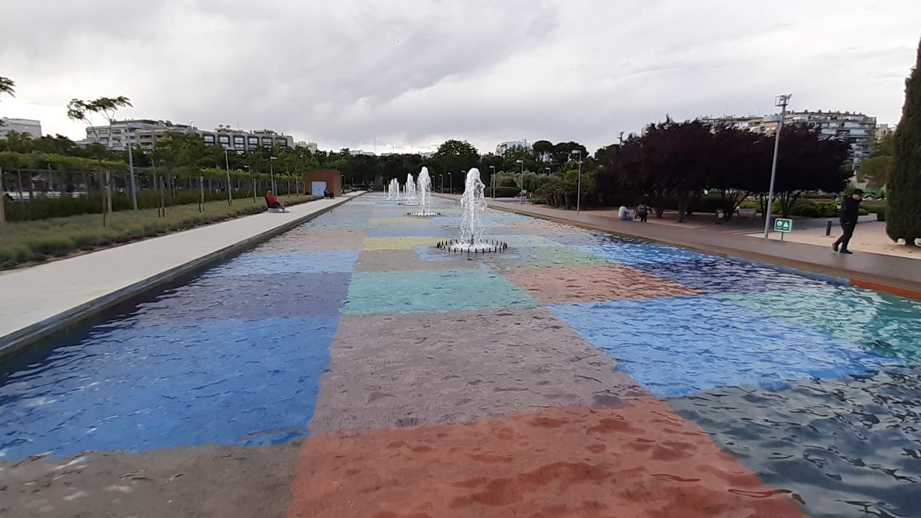 Parque de Santander, en Chamberí
