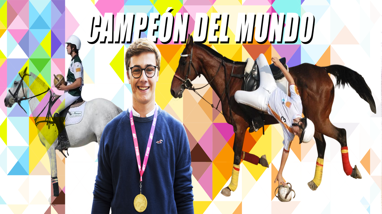 Álvaro Viu, horseball en vena