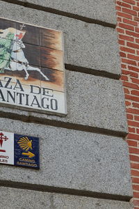 Plaza de Santiago, inicio oficial de Camino de Madrid