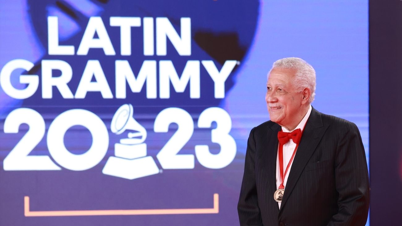El músico Paquito D'Rivera en la entrega de los Grammy Latinos de 2023