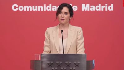 Ayuso denuncia la "corrupción desaforada" del sanchismo