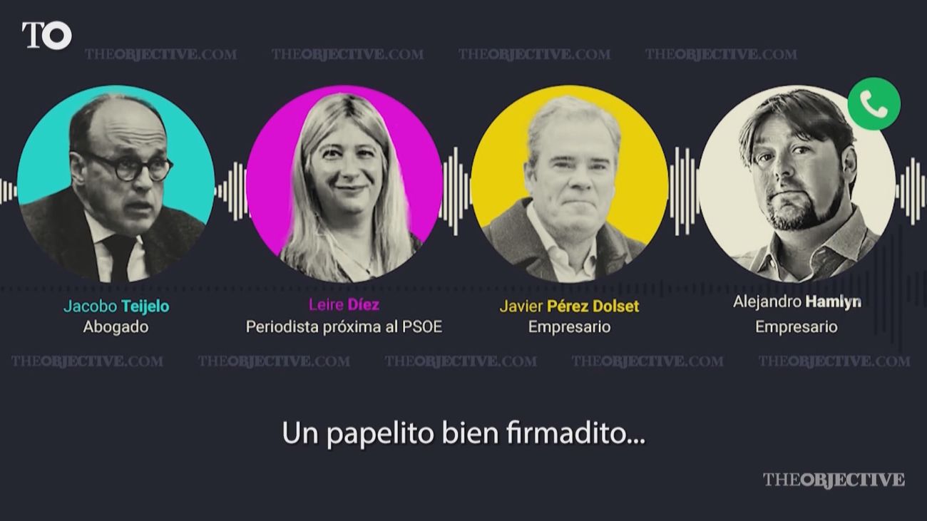 Leire Díez indica a un procesado en el 'caso hidrocarburos' que solo hable con los fiscales que ellos les digan