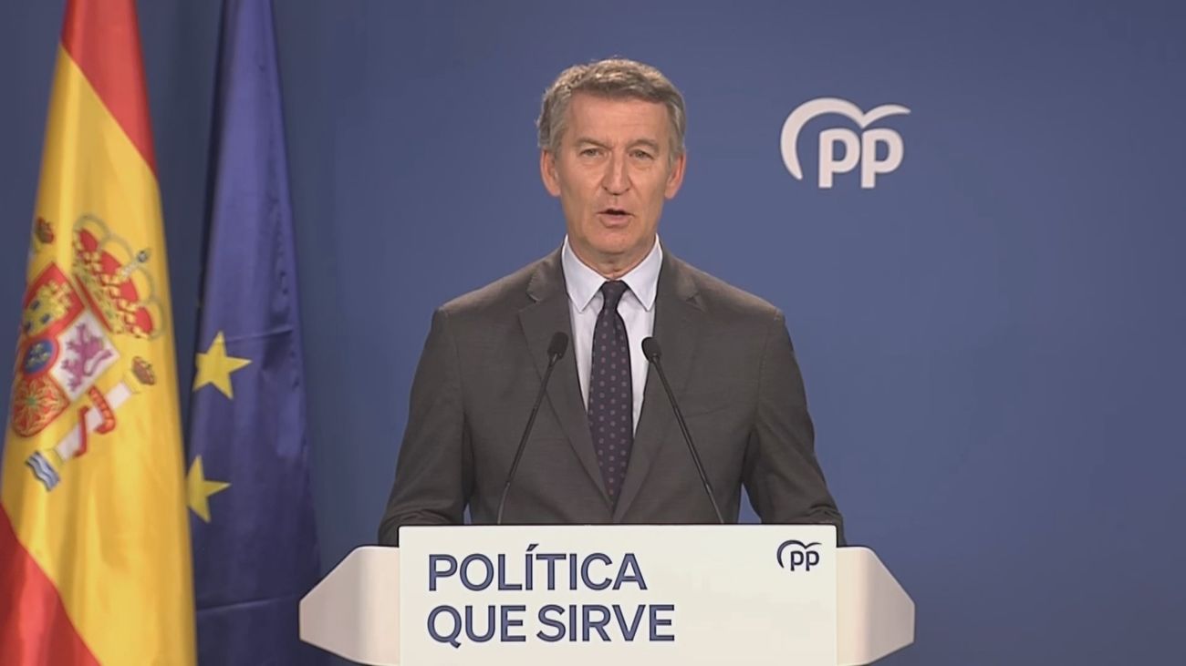 Feijóo anuncia una protesta el 8 de junio en Madrid:  “La corrupción saldrá de La Moncloa cuando salga Sánchez"