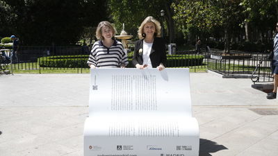 Madrid se llena de bancos-libro en una nueva edición de ‘El libro que tienes en tu cabeza’