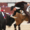 Diego Ventura pasea la única oreja en la accidentada segunda corrida de rejones