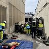 Una mujer queda atrapada en su coche tras caer desde 8 metros en un centro comercial de Majadahonda