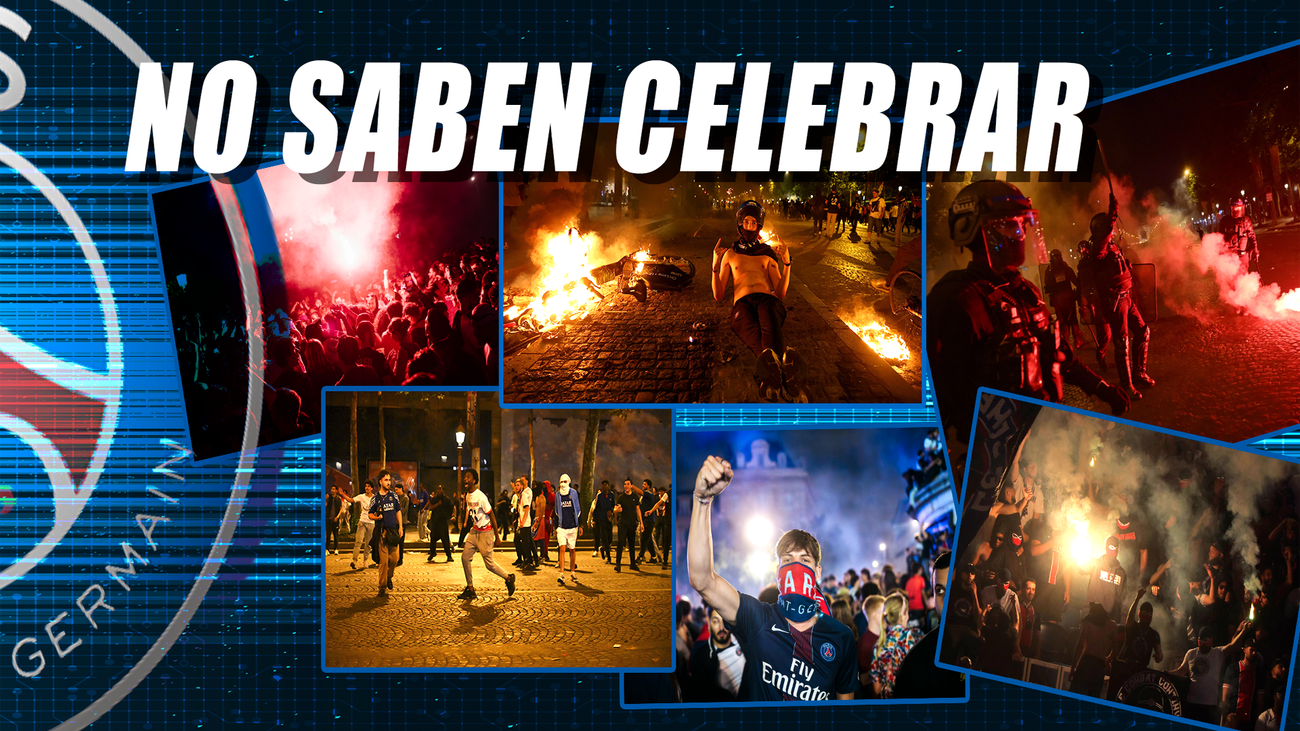 Segunda jornada de barbarie en París tras la primera Champions del PSG