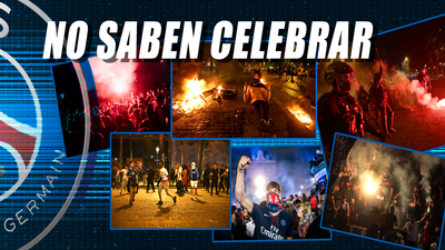 Segunda jornada de barbarie en París tras la primera Champions del PSG