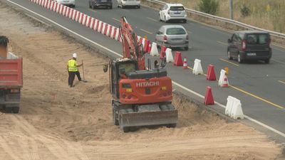 Las obras del primer tramo del tercer carril de la M-607 concluirán a comienzos de 2026