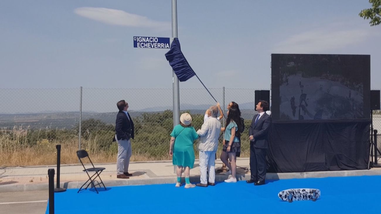Las Rozas rinde homenaje a Ignacio Echeverría poniendo su nombre a una calle