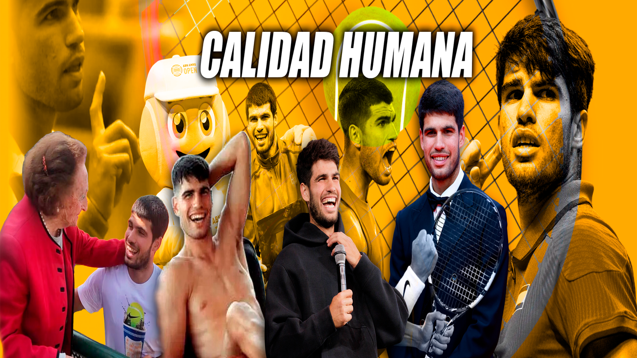 Alcaraz no para de sorprender por su tenis y por su calidad humana